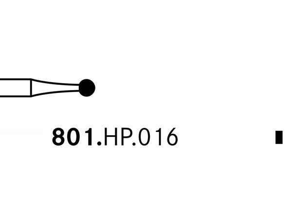 Load image into Gallery viewer, Komet 801.HP.016 Diamond Preparation Bur