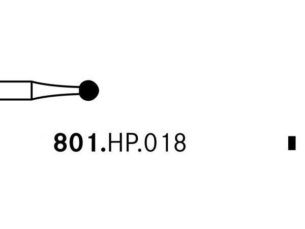 Load image into Gallery viewer, Komet 801.HP.018 Diamond Preparation Bur