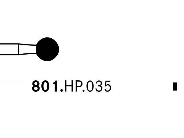 Load image into Gallery viewer, Komet 801.HP.035 Diamond Preparation Bur