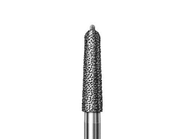 Load image into Gallery viewer, Komet 8856P Crown Preparation Diamond Bur in detail.
