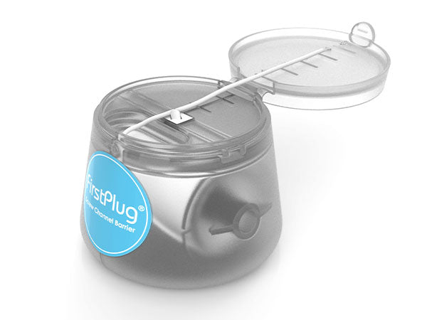 Load image into Gallery viewer, FirstPlug® Screw Channel Barrier tape in a container