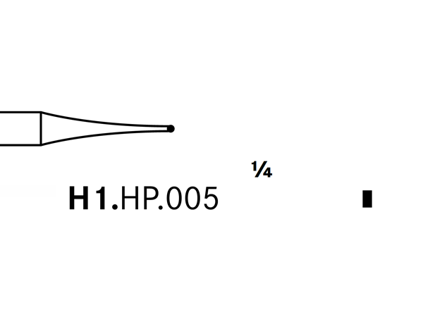 Load image into Gallery viewer, Komet H1.HP.005 Carbide Bur