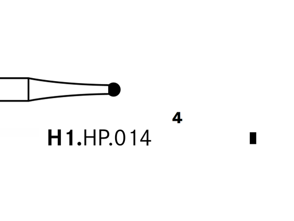 Load image into Gallery viewer, Komet H1.HP.014 Carbide Bur
