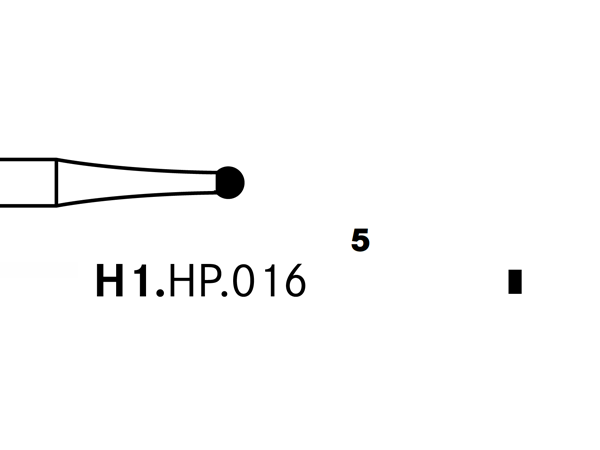 Load image into Gallery viewer, Komet H1.HP.016 Carbide Bur
