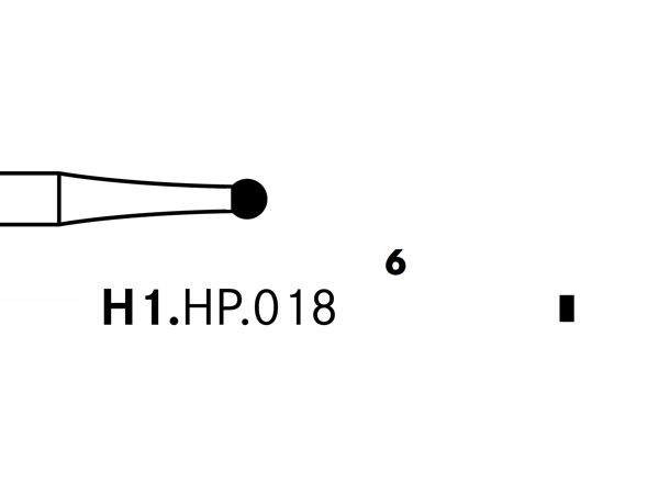 Load image into Gallery viewer, Komet H1.HP.018 Carbide Bur
