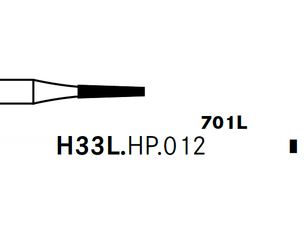 Load image into Gallery viewer, Komet H33L.HP.012 Carbide Laboratory Bur