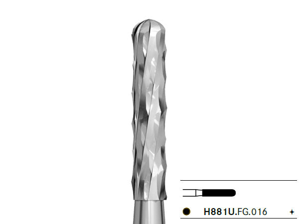 Chargez l'image dans la visionneuse de la galerie, H881U crown prep carbide in size 016