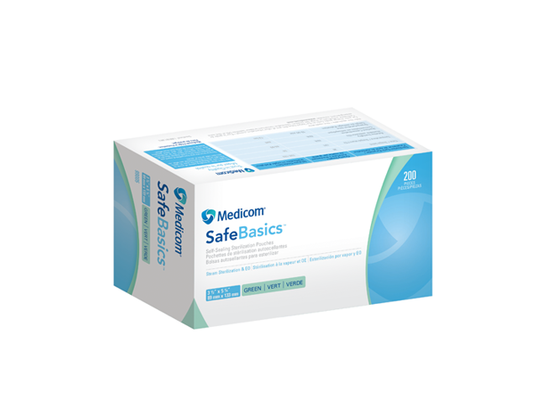 Medicom Self-Sealing Sterilization Pouches 3.5 x 5.25 inches