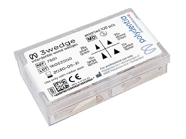 Chargez l'image dans la visionneuse de la galerie, Coins interdentaires en bois Polydentia 3wedge