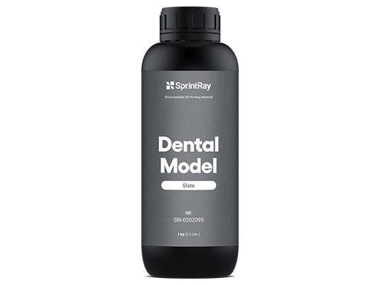 sprintray dental model slate shade
