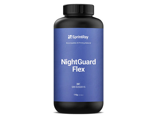 sprintray nightguard flex 3D material