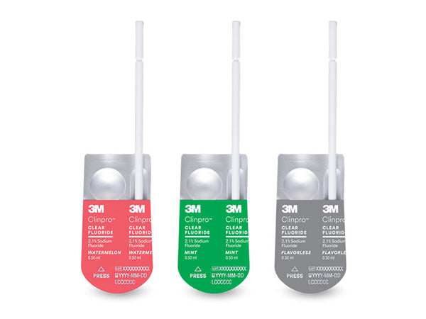 Chargez l'image dans la visionneuse de la galerie, clinpro varnish flouride treatment family three flavours