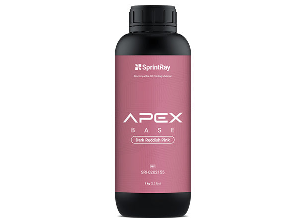 Chargez l'image dans la visionneuse de la galerie, sprintray apex base dark reddish pink printing denture resin