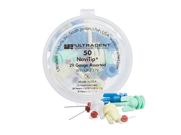 Chargez l'image dans la visionneuse de la galerie, Ultradent NaviTips 29 Gauge Assorted Lengths 50-Pack