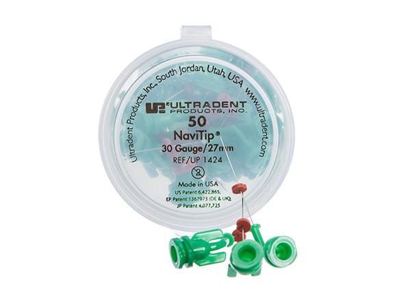 Chargez l'image dans la visionneuse de la galerie, Ultradent NaviTips 30 Gauge 27mm Tip Green 50-Pack