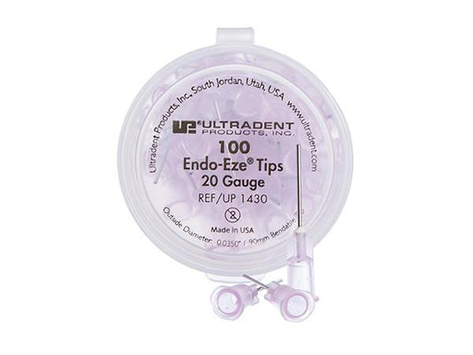 Endo-Eze Tips 20 Gauge Pink 100-Pack