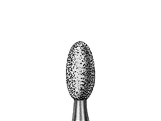 Komet® 8379 Egg Diamond Finishing Bur