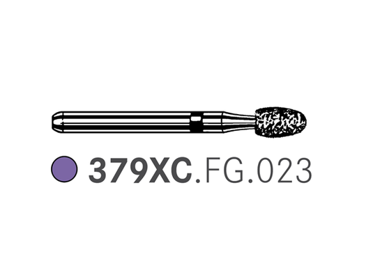 Komet 379XC.FG.023 Deep Purple Diamond Bur