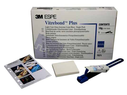 Vitrebond Plus Light Cure Glass Ionomer Liner/Base Single Refill