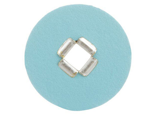3M Sof-Lex Square Eyelet Disc Refills Light blue 5/8 in Super Fine grit 100-pack