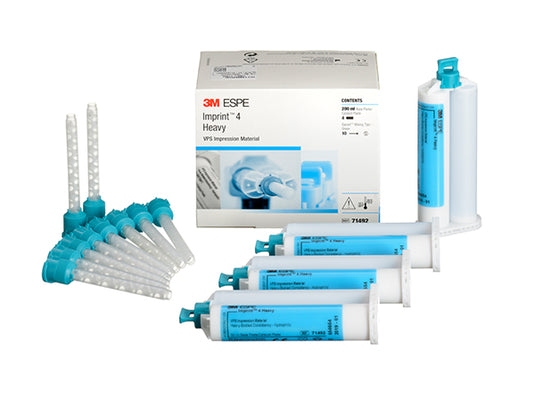 3M™ ESPE™ Imprint™ 4 Heavy Body Refill, 71492, four 50 mL cartridges