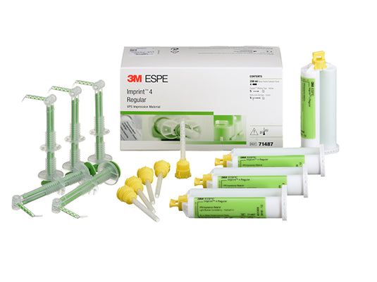 3M™ ESPE™ Imprint™ 4 Regular Body Refill, 71487, four 50 mL cartridges