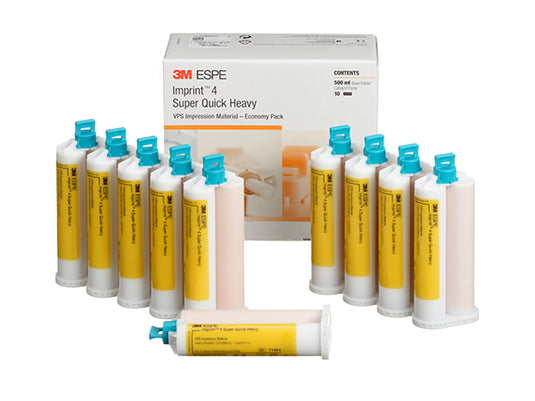 3M™ ESPE™ Imprint™ 4 Super Quick Heavy Body Economy Pack, 71532, ten 50 mL cartridges