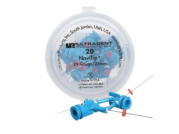 Chargez l'image dans la visionneuse de la galerie, Ultradent NaviTips 29 Gauge 25mm Tip Blue 20-Pack