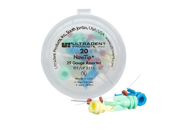 Chargez l'image dans la visionneuse de la galerie, Ultradent NaviTips 29 Gauge Assorted Lengths 20-Pack