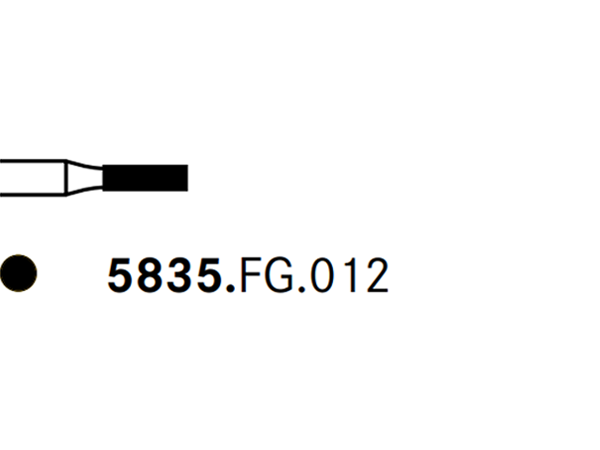 Load image into Gallery viewer, Komet 5835.FG.012 Diamond Bur