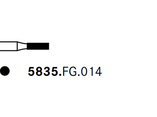 Komet 5835.FG.014 Diamond Bur