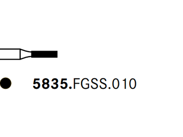 Load image into Gallery viewer, Komet 5835.FGSS.010 Diamond Bur