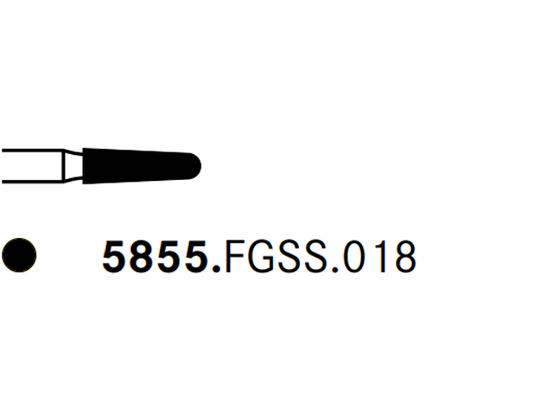 Komet 5855.FGSS.018 Diamond Preparation Bur