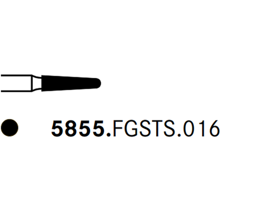 Komet 5855.FGSTS.016 Diamond Preparation Bur