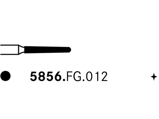 Komet 5856.FG.012 Diamond Bur