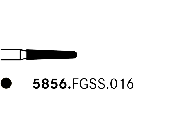 Load image into Gallery viewer, Komet 5856.FGSS.016 Diamond Bur