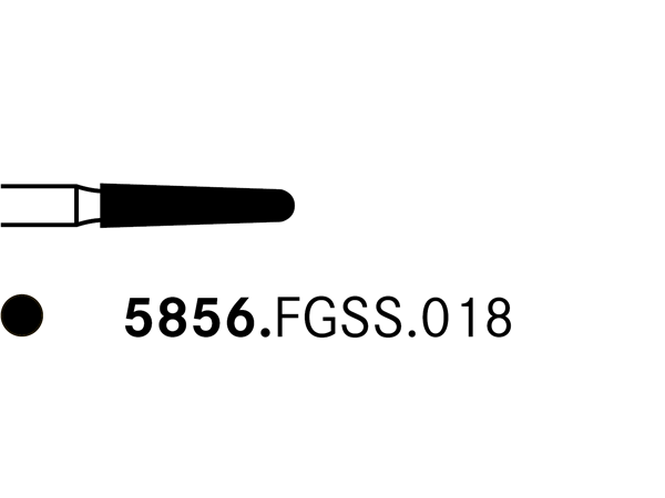 Load image into Gallery viewer, Komet 5856.FGSS.018 Diamond Bur