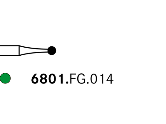 Komet 6801.FG.014 Diamond Bur