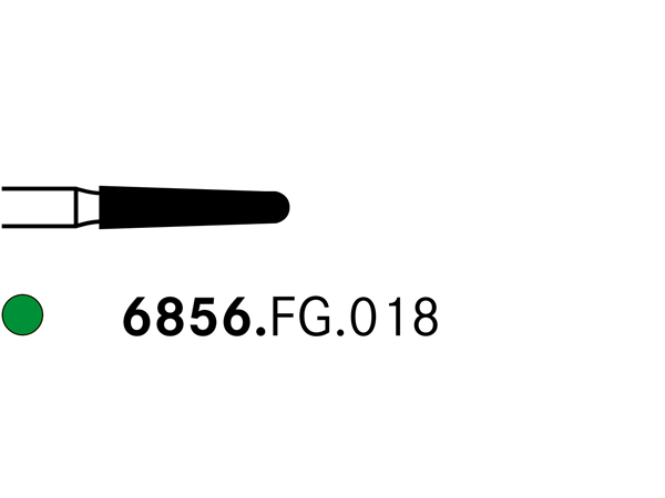 Load image into Gallery viewer, Komet 6856.FG.018 Diamond Bur