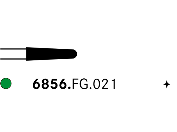 Load image into Gallery viewer, Komet 6856.FG.021 Diamond Bur