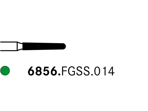 Load image into Gallery viewer, Komet 6856.FGSS.014 Diamond Bur
