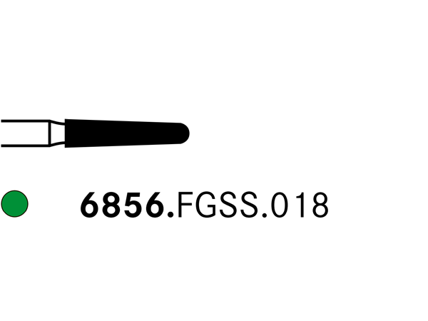 Load image into Gallery viewer, Komet 6856.FGSS.018 Diamond Bur