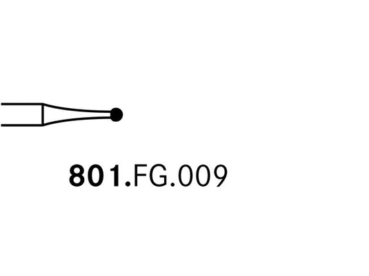 Komet 801.FG.009 Diamond Preparation Bur