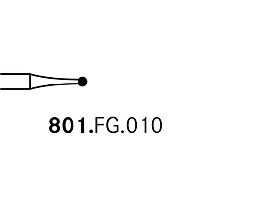 Komet 801.FG.010 Diamond Preparation Bur