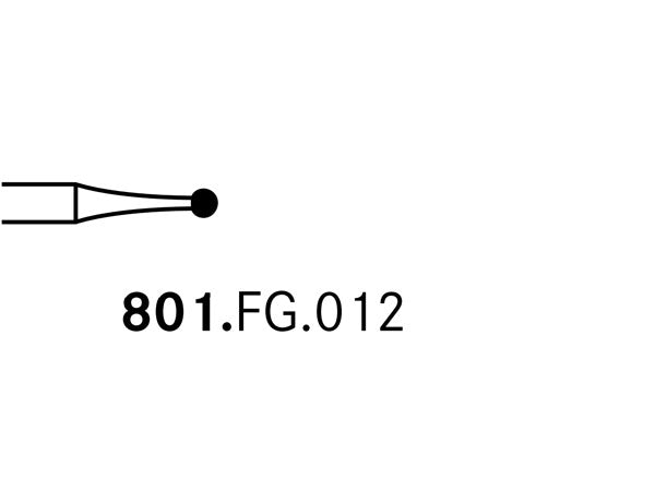 Load image into Gallery viewer, Komet 801.FG.012 Diamond Preparation Bur