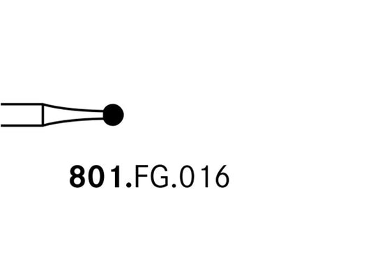 Komet 801.FG.016 Diamond Preparation Bur