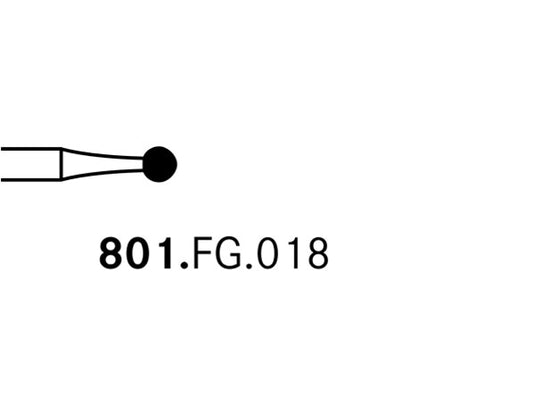 Komet 801.FG.018 Diamond Preparation Bur