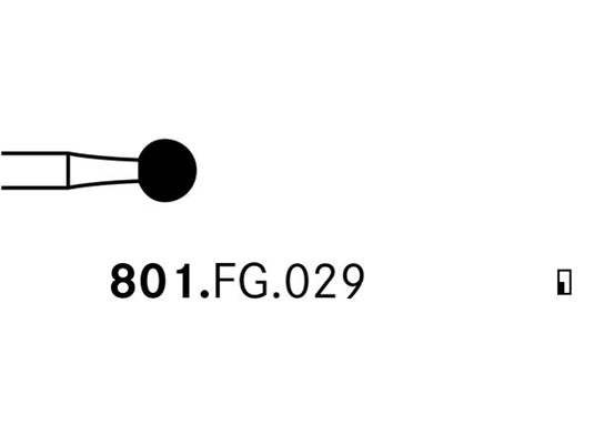 Komet 801.FG.029 Diamond Preparation Bur