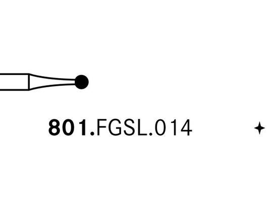 Komet 801.FGSL.014 Diamond Preparation Bur