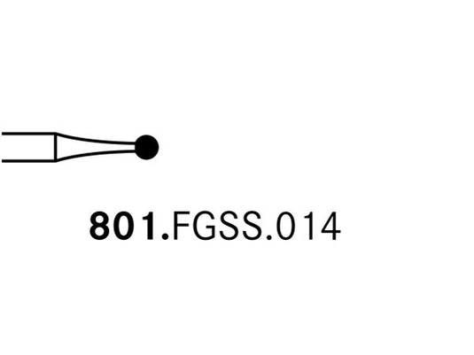 Komet 801.FGSS.014 Diamond Preparation Bur